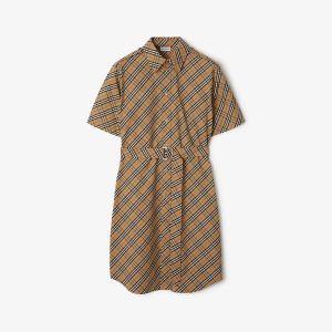 cotton shirt dress #2504120909
