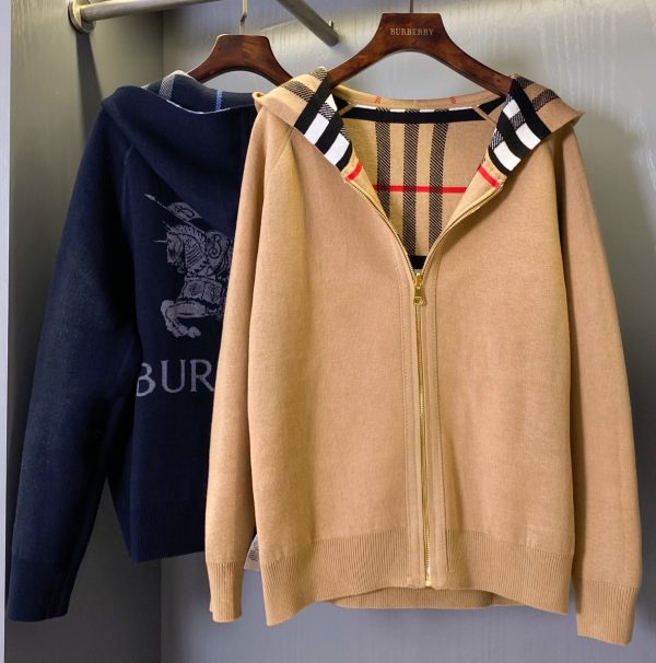 wool hoodie cardigan reversible #2509121702 - Image 5