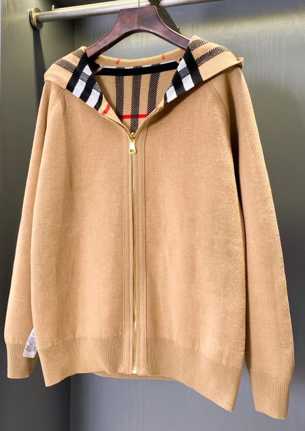 wool hoodie cardigan reversible #2509121702 - Image 6