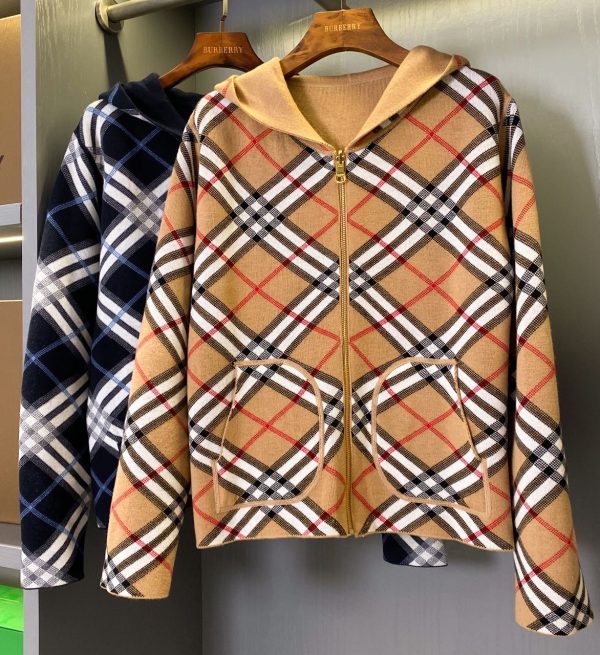 wool hoodie cardigan reversible #2509121717 - Image 2