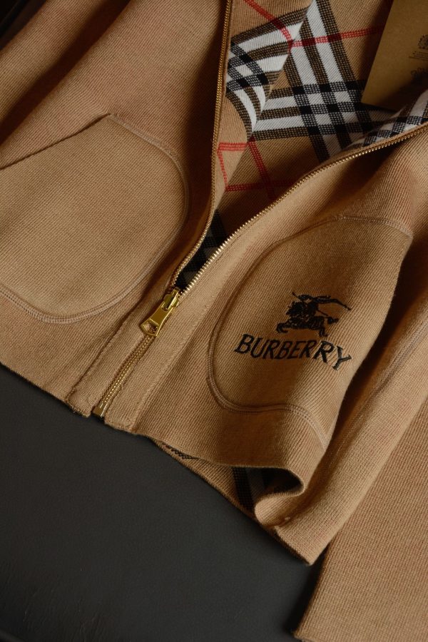 wool hoodie cardigan reversible #2509121717 - Image 5