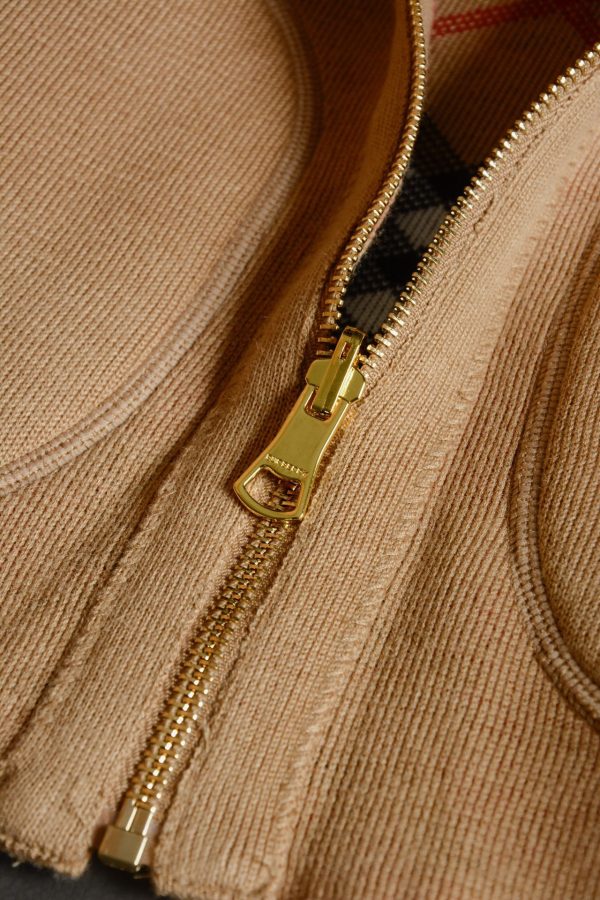 wool hoodie cardigan reversible #2509121717 - Image 9